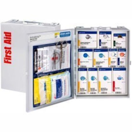 ACME UNITED First Aid Only 1350-FAE-010 Metal First Aid Kit, Metal Detectable, 25 Person 1350-FAE-0103